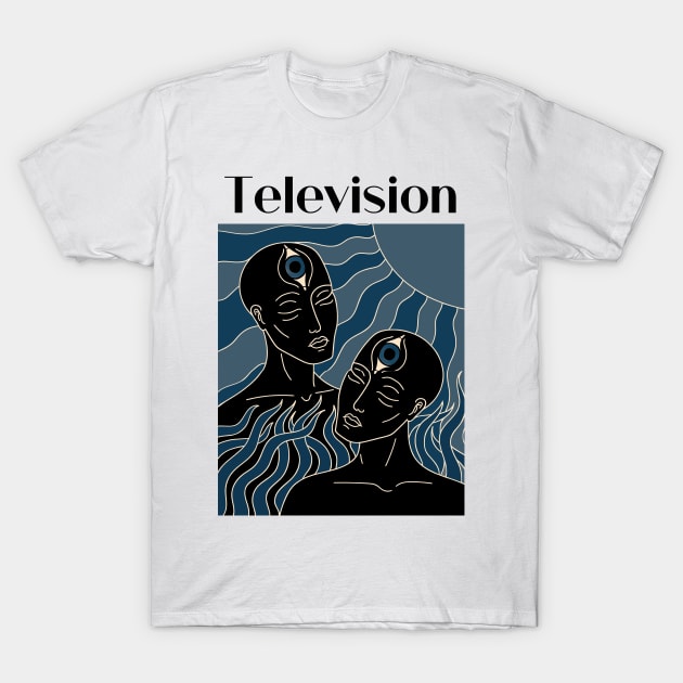 The Dark Sun Of Television T-Shirt by limatcin